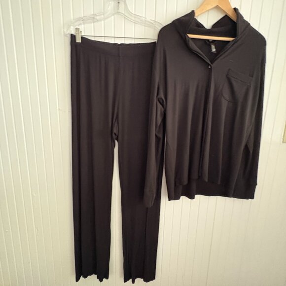 SKIMS Other - SKIMS Ribbed Lounge Set Long Sleeves